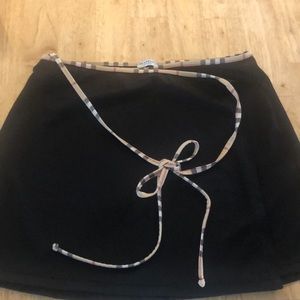 Burberry wrap swimsuit coverup